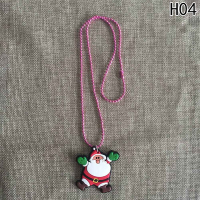

Children Toy Necklaces Kids Boy Girl Gifts Snowman Christmas Tree Santa Claus Necklace
