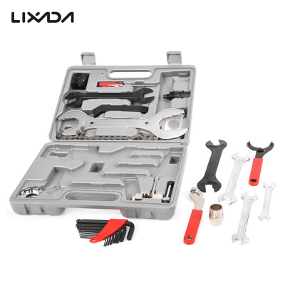 

Lixada Professional Universal Home Outdoor Multi-function Purpose Bike Bicycle Repair Tool Kit Set