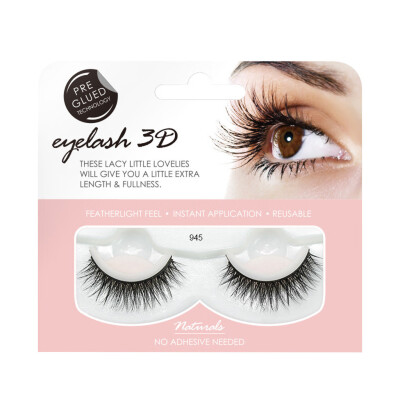 

〖Follure〗1 Pair 3D False Lashes Fluffy Strip Eyelashes Long Natural Party Makeup