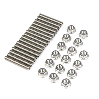 

For Ford 46 & 54 Liter V8 Stainless Steel Exhaust Manifold Stud Kit for 2 Manifolds Car Accessories