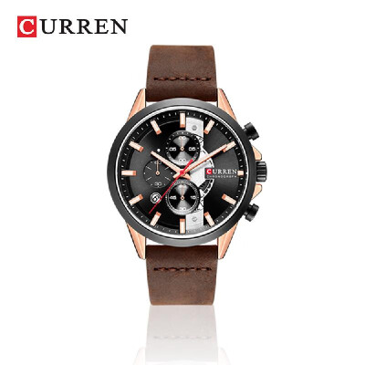 

Curren Men Watch Business Multifuntional Waterproof Watches Quartz Watch