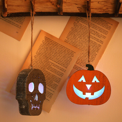 

Halloween Lantern Skull Pumpkin Pendant Horror Lantern Halloween Street Light Home DIY Party Supplies Halloween Decoration