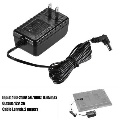 

YONGNUO 12V 2A Standard Power Adapter with UK Plug Wide Voltage 100-240V for YONGNUO YN300III YN216 YN1410 YN300Air YN160III YN168