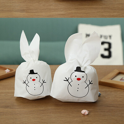 

Gobestart 50PCS Santa Claus Drawstring Christmas Gift Bag Christmas Apple Bag
