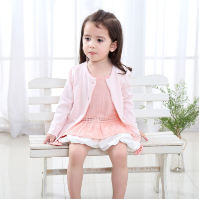 

Children Kids Sweater Autumn Baby Girl Cardigan Knitted Cotton Casual Outerwear Coat Clothes