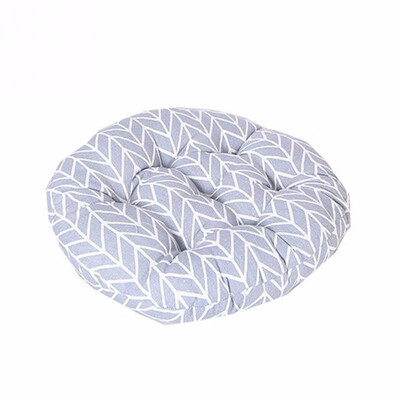 

Seat Cushion New Cotton Linen Throw Pillows Floor Pouf Round Soft Chair Rural Style Futon mat