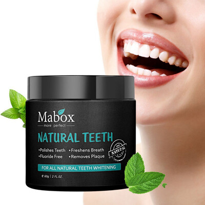 

60g Activated Coconut Charcoal Natural Teeth Cleaning Charcoal Powder Tooth Whitening Powder Tartar Stain Removal For Teeth Care