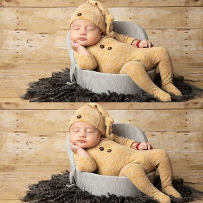 

Infant Baby Boy Girl Long Sleeve Cotton Romper Jumpsuit Hat Baby Outfits Set