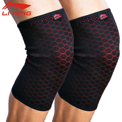 

Li Ning LI-NING Yoga Sports Outdoor Running Fitness High Elasticity New Knitted Kneepad LQAH803-1  code Single Pack Black Red