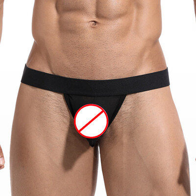 

Men Sexy Underpants Briefs T Back Bikini Low Rise Jockstrap G String Underwear