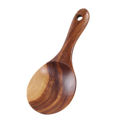 

Kitchenware Non-stick Special Wooden Cookware With Long Handle Spatula Large Spoon Large Flat Shovel