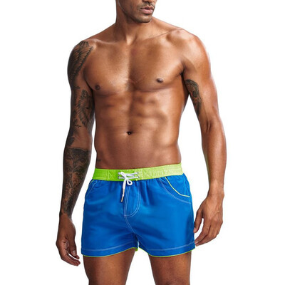 

Gobestart Mens Summer Swim Trunks Solid Color Fashion Casual Athletic Beach Short Pants