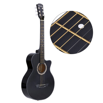 

38" Acoustic Folk 6-String Guitar for Beginners Students Gift