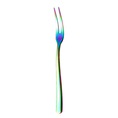

Gobestart Stainless Steel Upscale Dinnerware Flatware Fruit Fork Luxury Cutlery Spoon BK