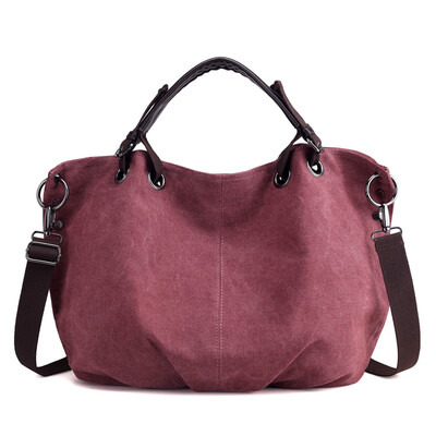 

Tailored Fashion Womens Multi-Function Large Capacity Canvas Shoulder Bag Travel Bag