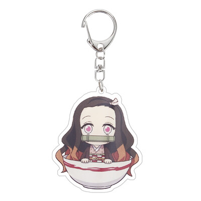 

Fat Bear Anime Wholesale Demon Slayer Keychain Keyring Cosplay Accessories Key Chain