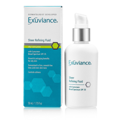 

EXUVIANCE - Sheer Refining Fluid SPF 35 - For Oily Acne Prone Skin 50ml175oz