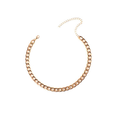 

New Europe&The United States Metal Punk Personality Suit Necklace Chain Flannel Portfolio Women Gift