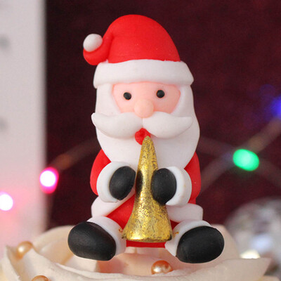 

Christmas Cake Topper Santa Claus Snowman Cupcake Topper Merry Christmas Xmas Cake Decoration Gift For New Year 2019 14 Styles