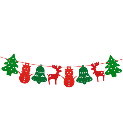 

Merry Christmas Decorations Kit Aluminum Foil Balloons Latex Balloon Hanging Banner Garland Festive Random Color
