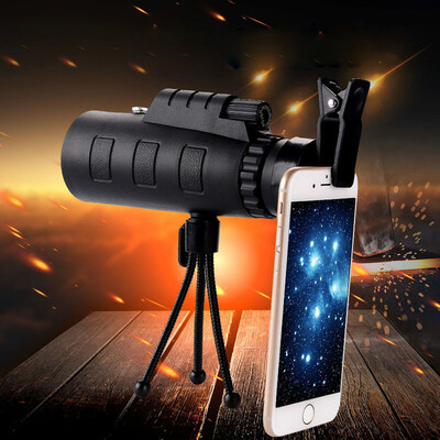 

〖Follure〗40x60 Outdoor Single Mini HD Monocular Cell Phone Camera Lens Telescope