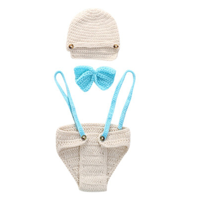 

Cute Soft Newborn Baby Photography Props Baby Hat Cap Baby GirlBoy Clothes Newborn Crochet Outfits