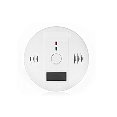 

CO Detector Carbon Monoxide Detection Alarm White LCD Dispaly Portable Security CO Monitor for Home Use