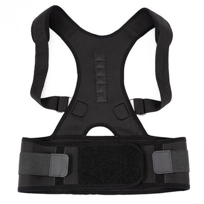 

Magnetic Posture Support Corrector Back Pain Double Pull Strap Lower Belts Brace Shoulder Posture Correcter Support Brace Belt