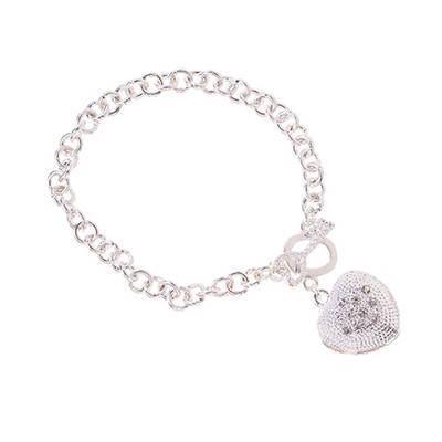

Womens Fashion Jewelry 925 Silver Link Chain Bracelet