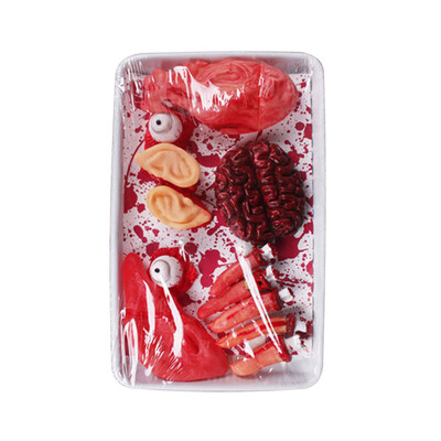 

Tailored Halloween Fake Heart Brain Organ Haunted House Blood Horror Props Trick