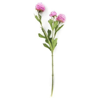 

Simulation flower artificial fake flower European mini three small dew lotus diy wedding plant wall home office mall