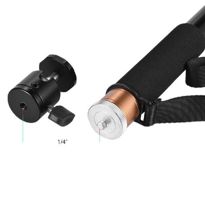 

Andoer TP-148 946cm372" Adjustable Lightweight Monopod Unipod Microphone Boom Pole Max Load 5kg for Canon Nikon Sony Camera &