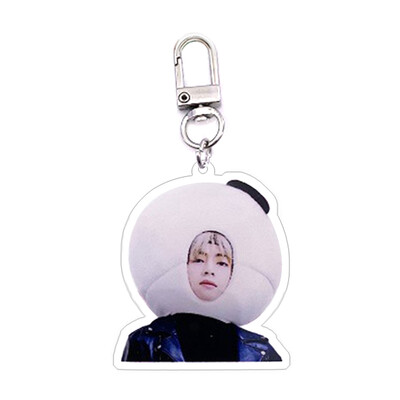 

CAR-TOBBY Kpop BTS Keychain Coated Mini Key chain Cute Gift Keyring Bag Pendant
