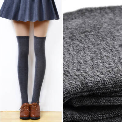 

Hot Fashion Womens Knit Cotton Over The Knee Long Socks Thigh High Stockings Socks For Women
