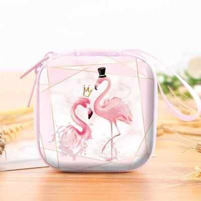 

Unicorn Alpaca Mini Handbag Cute Simple Style Headphones Box Small Wallet Cartoon Coin Change Purse