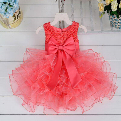 

Summer Wedding&Birthday Party Girls Dress Princess Children Clothes For Kids Baby Clothing