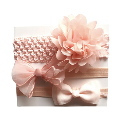 

Baby Floral Print Headband For Girls 3 Pcs Baby Girl Floral Elastic Headbands Holiday Party Hair Band Headwear Accessories