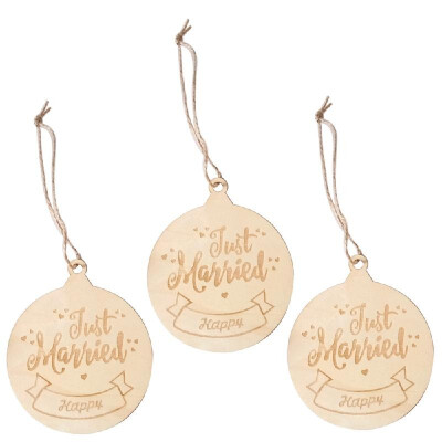 

Wooden Crafts Christmas Tree Hanging Pendants Ornaments Party Decor Wedding Supplies