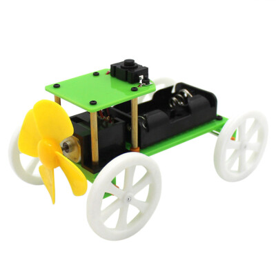 

〖Follure〗DIY Car Kit Children Educational Gadget Hobby Wind Power Car Toy