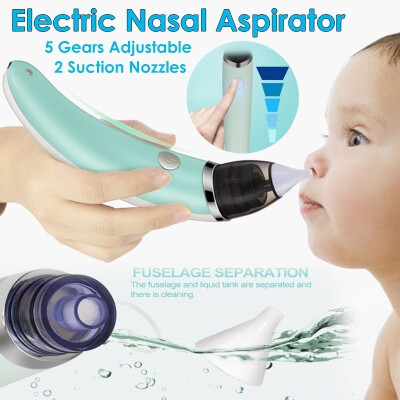 

Electric Baby Silicone Nasal Aspirator Vacuum Sucker Nose Mucus Snot Cleaner