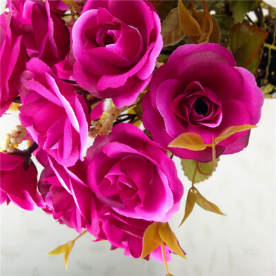 

Artificial Persia Rose Flower Heads Handmade Flower For Wedding Home Bridal Bouquet Decoration