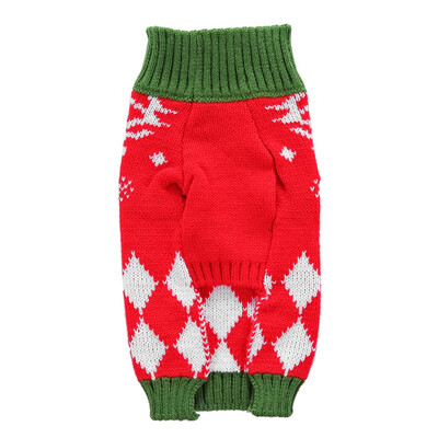 

Pet Christmas Elk Trees Sweater Small And Medium Dog Warm Knitting Outfits For Autumn And Winter
