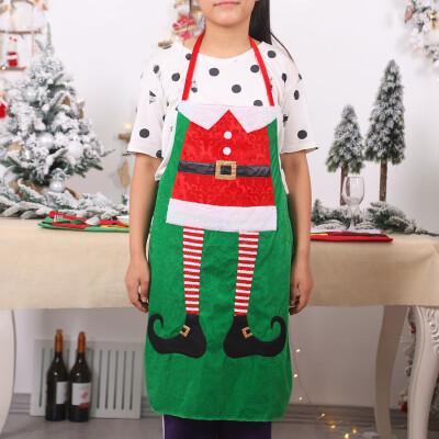 

Tailored Merry Christmas flannel Women Apron Kitchen Restaurant Cooking Bib Aprons