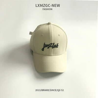 

hats&women in summer Korean style casual baseball cap spring letter duck tongue cap sweet sun-proof sun-shading cap tide