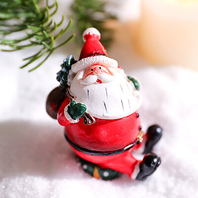 

Tailored Christmas Diy Ornament Santa Resin Doll Desktop Decoration Christmas Gift Decor