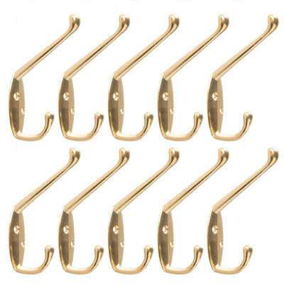 

10 loaded retro alloy hook porch bedroom coat hook