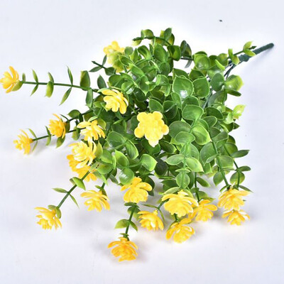 

Artificial Eucalyptus Flower Leaves Fake Plants For Home Office Wedding Decoration