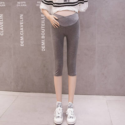 

Low Waist Modal Pregnant Women Leggings Stylish Simple Solid Color Maternity Leggings Tights Беременным בגד הריון