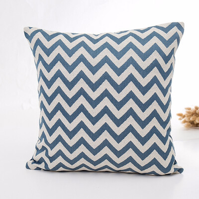 

Cushion Cover Polyester Cotton Plaid Pillow Cases Square Rectangle Pillow Cover for Sofa Room Home Office Decor