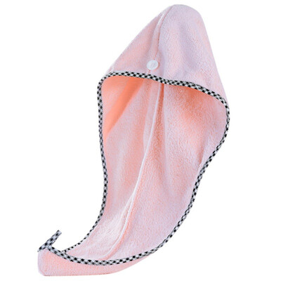 

Hair Wrapped Bathing Towel Thick Shower Cap Quickly Dry Coral Velvet Dry Hair Cap Head Wrap Bathing Tools